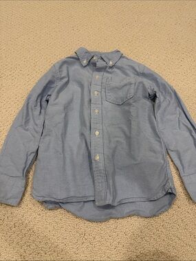 Boy’s Light Blue Button-Down Oxford Shirt